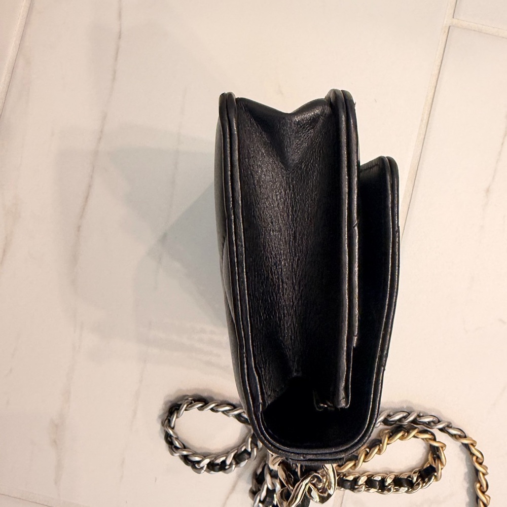 CHANEL
Lambskin Quilted Chanel 19 Wallet On Chain WOC Black - Picture 8 of 16